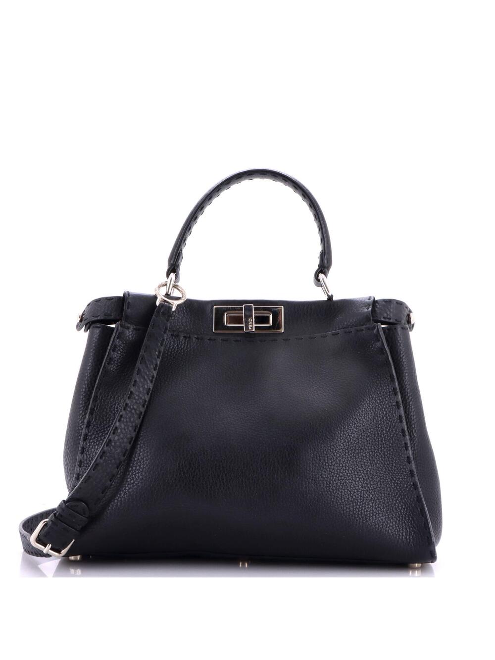Fendi Selleria Peekaboo Bag Leather #349573F13B